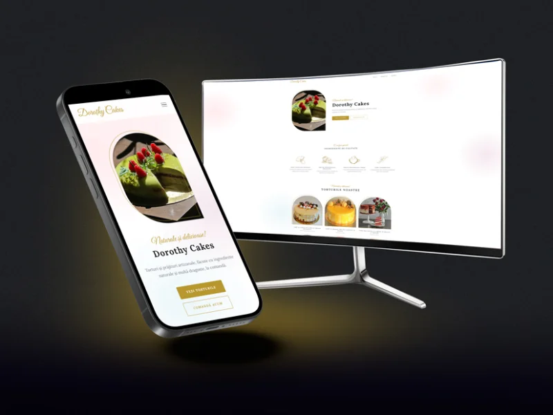 Dorothy Cakes — Website Custom pentru Cofetărie Artizanală