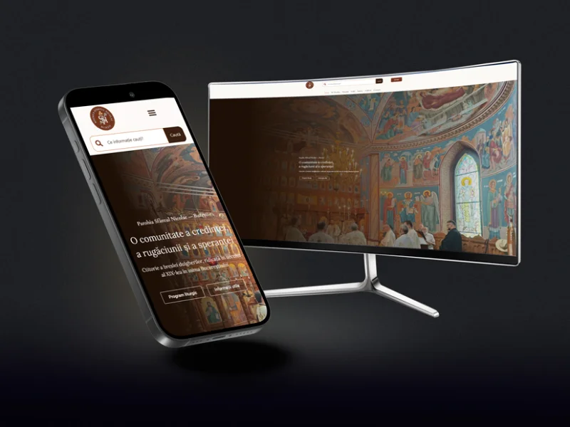Parohia Sfântul Nicolae Buzești — Redesign Website Bisericesc