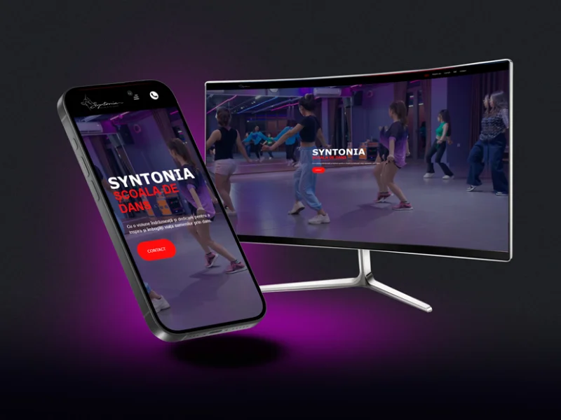 Syntonia – prezență digitală pentru Școală de dans