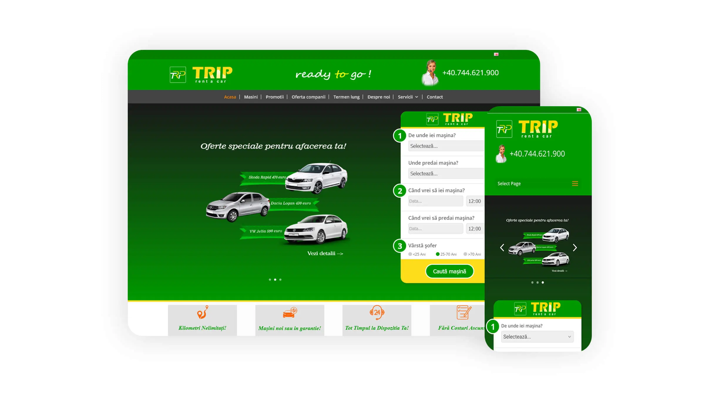 Platformă custom Rent-a-car – automatizare rezervări & gestiune flotă