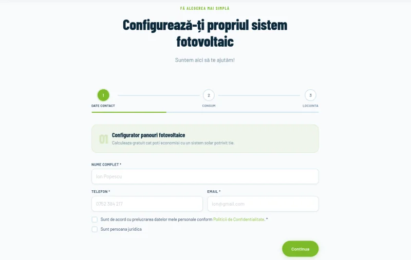 PiaEnergy.ro — Website Custom cu Configurator Fotovoltaic și Performanță de la 29 la 93