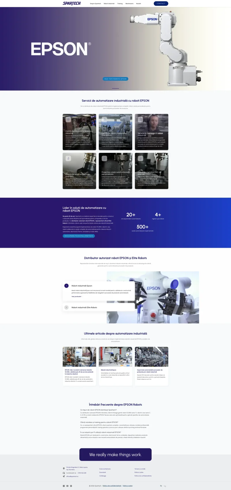 Spartech.ro — Redesign Complet, Performanță de la D la A și Poziția #1 în Google